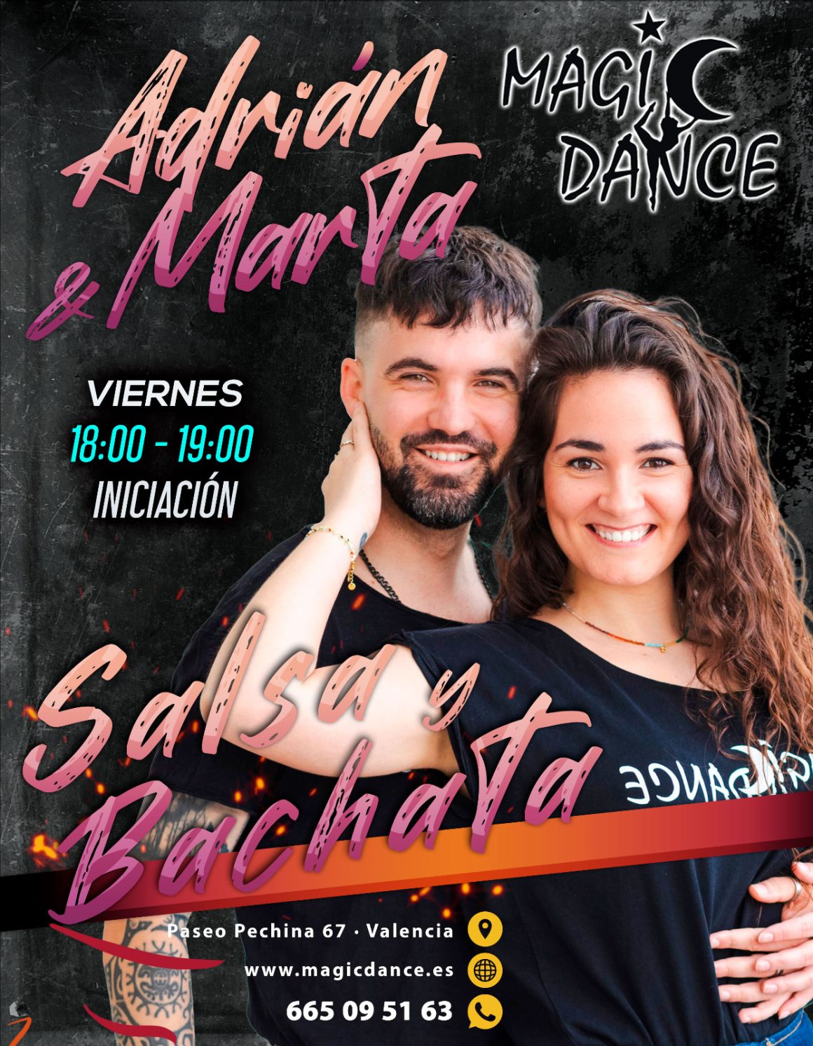 Nuevas clases de Salsa y Bachata con Adrián y Marta