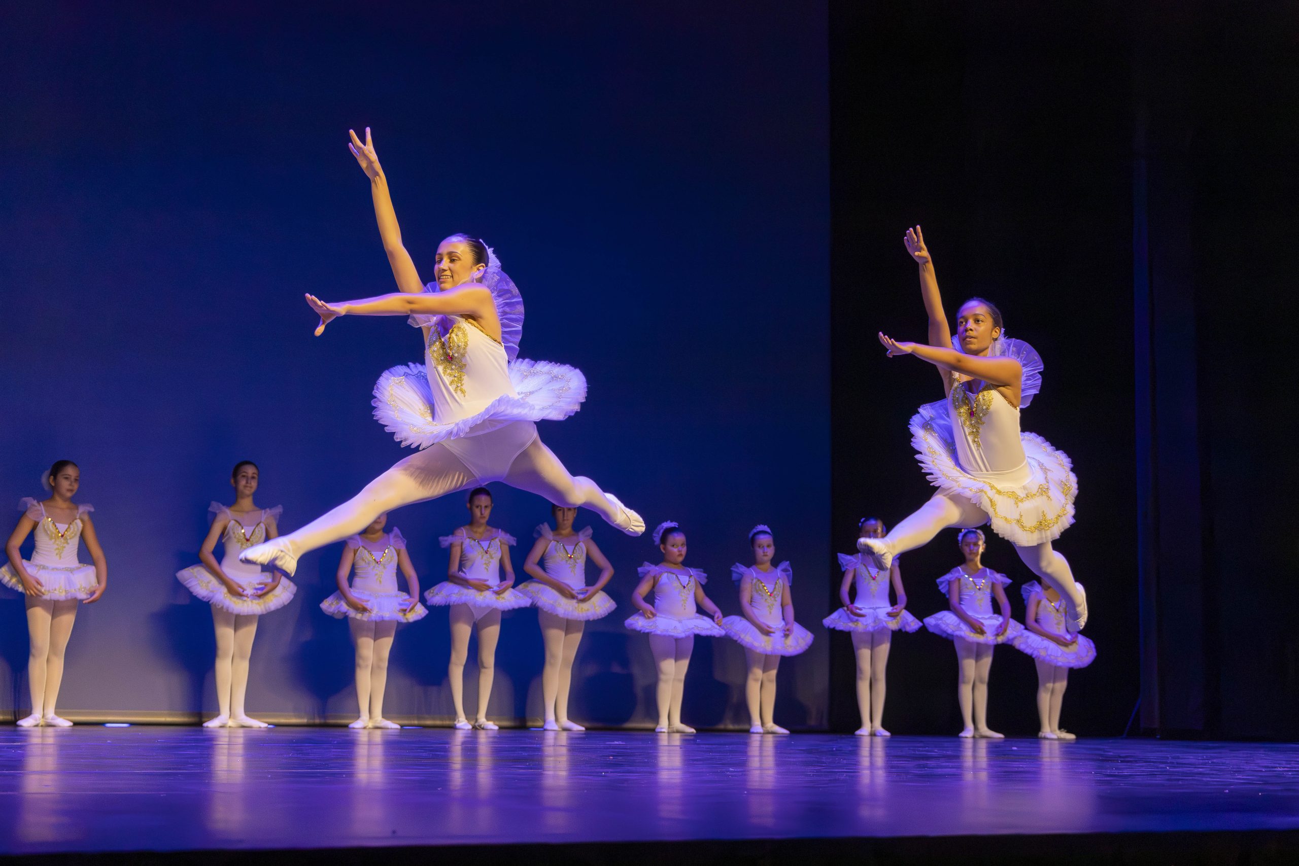 Alumnas de ballet infantil en Magic Dance