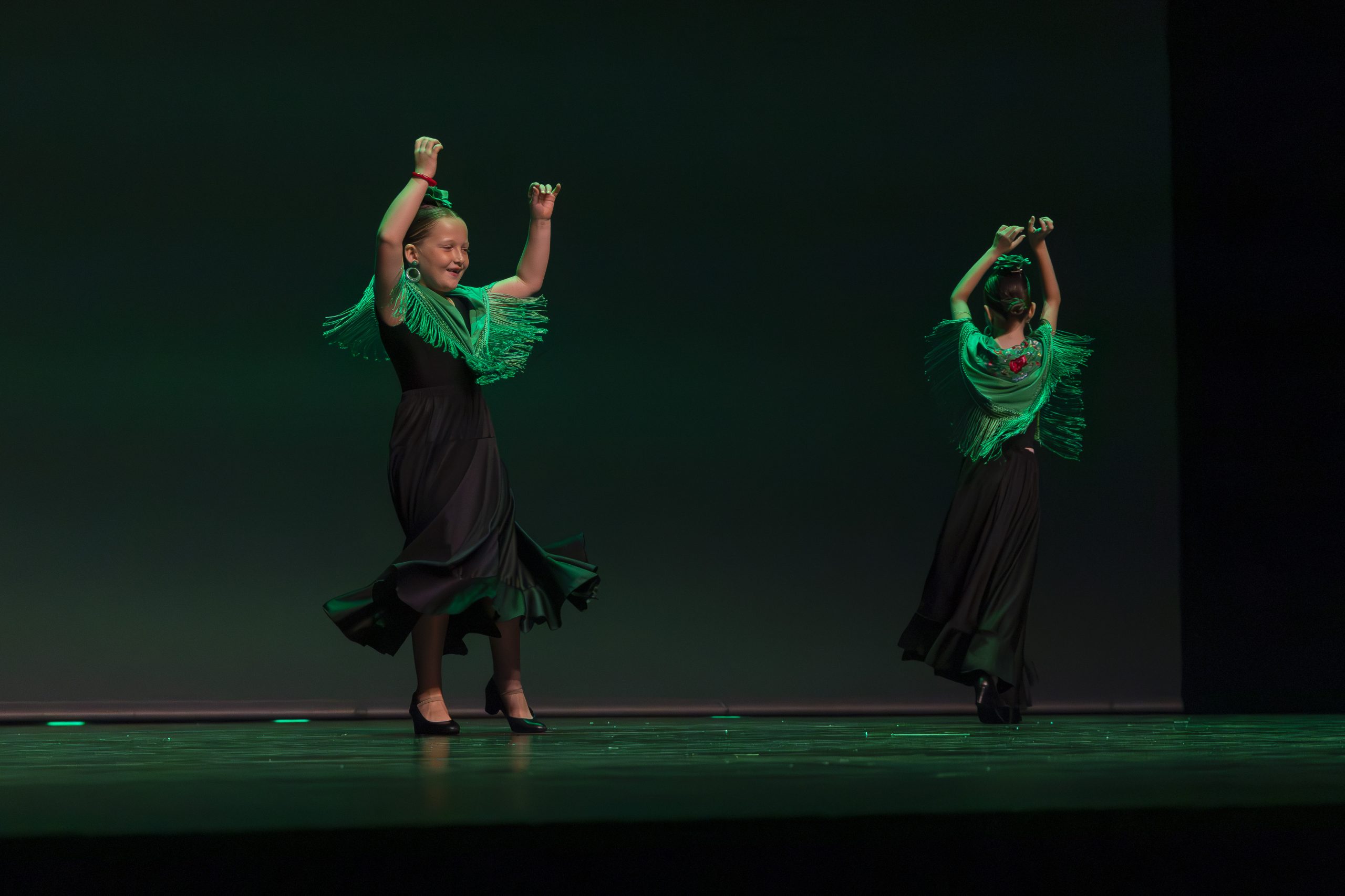 Clase de flamenco infantil en Magic Dance